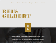 Tablet Screenshot of beusgilbert.com